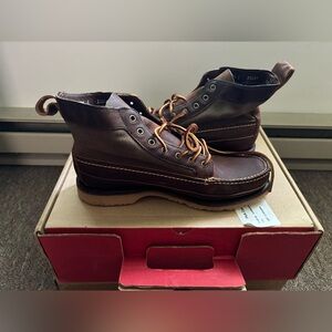 Red Wing Brown Leather Boots